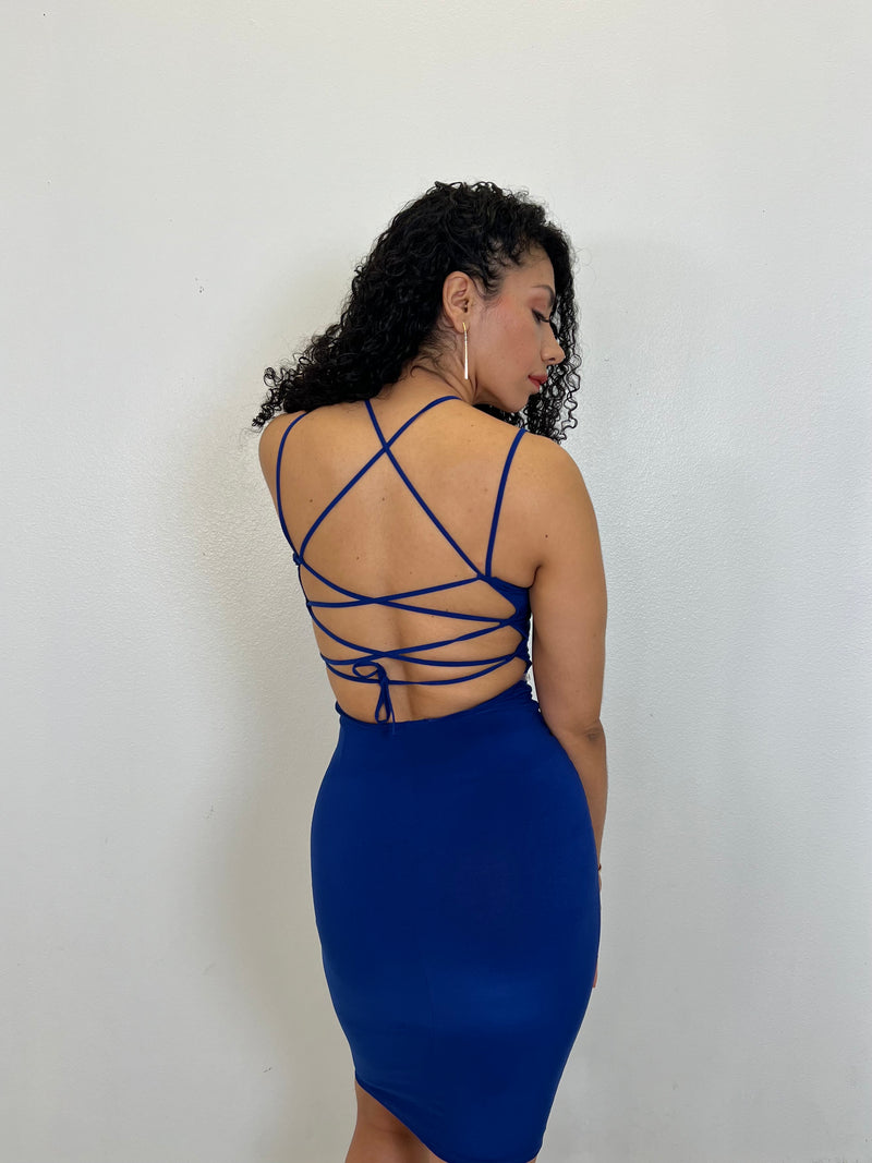 Fit Me Dress (Blue)