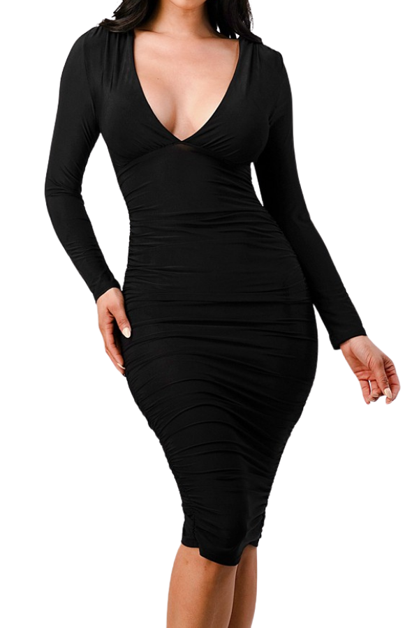 Booked and Busy Dress (Black)